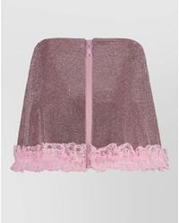 Self-Portrait - Embellished Mini Skirt - Lyst