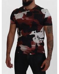 Dolce & Gabbana - Tie-Dye Cotton Crew-Neck T-Shirt - Lyst