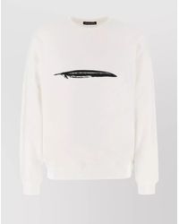 Ann Demeulemeester - Cotton Printed Sweatshirt - Lyst