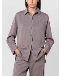 Golden Goose - Virgin Wool Oversized Shirt - Lyst