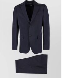 BOSS - Virgin Wool Slim-Fit Single-Breasted Coat - Lyst