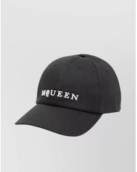 McQueen - Logo-Embroidered Baseball Cap - Lyst