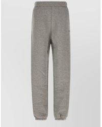 The Attico - Cotton Logo Embroidery Track Pants - Lyst