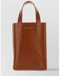 Marni - Museo Nano Leather Tote Bag - Lyst