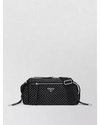 Prada - Shoulder Bag Adjustable Strap Polka Dot Design - Lyst