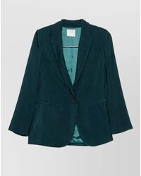 forte_forte - Velvet Single Breasted Tailored Jacket - Lyst