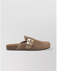 Tory Burch - Suede Leather Mellow Mules - Lyst