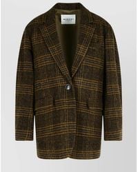 Isabel Marant - Virgin Wool Checked Blazer - Lyst