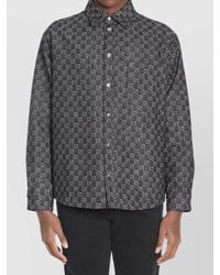 Gucci - Reversible Wool And Gg Denim Shirt - Lyst