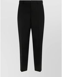 Jil Sander - Cropped Tapered Technical Gabardine Trousers - Lyst