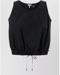 Loewe - Poplin Ibiza Top Elasticated Hem Sleeveless - Lyst