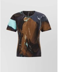 Homme Plissé Issey Miyake - Polyester T-Shirt - Lyst