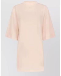 Loulou de Saison - Cotton T-Shirt Mini Dress - Lyst