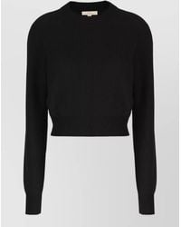 Malo - Cashmere Sweater Cropped Long Sleeves Round Neckline - Lyst