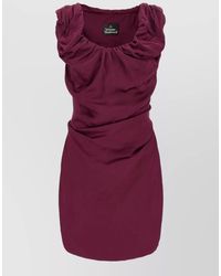 Vivienne Westwood - Draped Sleeveless Mini Dress - Lyst