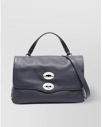 Zanellato - Shoulder Bag With Stud Embellishment And Top Handle - Lyst