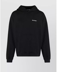Palm Angels - Ribbed Cotton Hoodie - Lyst