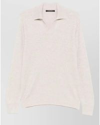 Tagliatore - Ribbed Cotton Jumper - Lyst