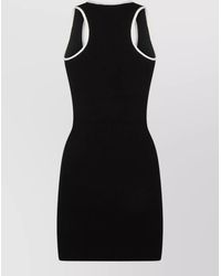 Amiri - Ribbed Knit Mini Dress - Lyst