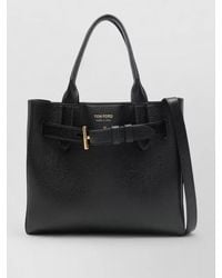 Tom Ford - Small Leather Tote Bag Top Handle - Lyst