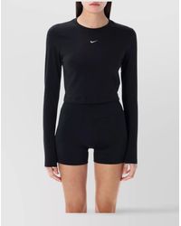 Nike - Cropped Long-Sleeve T-Shirt - Lyst