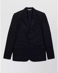 Balenciaga - Suit Notch Lapel Flap Pockets Silk Nylon - Lyst