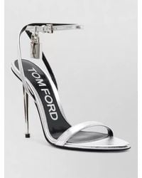 Tom Ford - Leather Pumps Ankle Strap Padlock Detail - Lyst