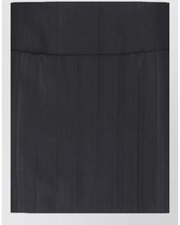 Dondup - Midi Skirt High Waist Fitted Striped - Lyst