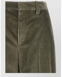Brunello Cucinelli - Corduroy Flared Wide Leg Trousers - Lyst
