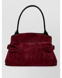 Marc Jacobs - Suede Shoulder Bag Top Handle Design - Lyst