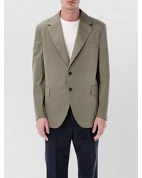 Prada - Poplin Blazer Regular Fit Notch Lapel - Lyst
