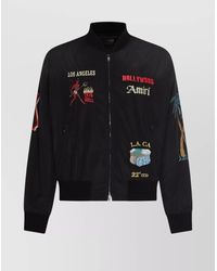 Amiri - Casual Jacket With Embroidered Design And Pockets - Lyst