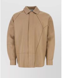 Loewe - Dove Leather Shirt - Lyst