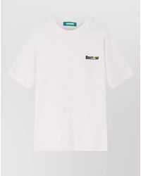 Barrow - Cotton Crew Neck Logo Print T Shirt - Lyst