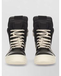 Rick Owens - Geometric High Top Sneakers Contrast Sole - Lyst