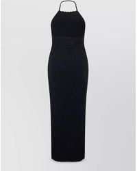 Jacquemus - Sleeveless Knit Sweetheart-Neckline Midi Dress - Lyst