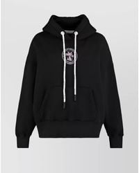 Palm Angels - Logo-Print Cotton Hoodie - Lyst