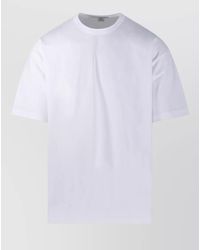 Comme des Garçons - Oversized Logo Print Cotton Crew-Neck Short-Sleeve T-Shirt - Lyst