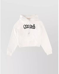 Marni - Cotton Logo-Print Sweatshirt - Lyst