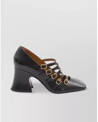 Chloé - Leather Janis Mary Jane Pumps - Lyst