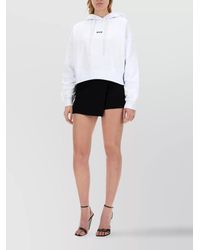 MSGM - Logo Cotton Sweatshirt - Lyst