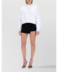 MSGM - Logo Cotton Sweatshirt - Lyst