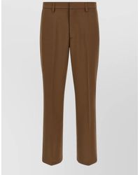 Department 5 - Wool Blend Straight-Leg Tailored Trousers - Lyst