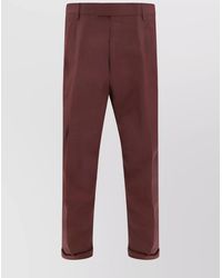 Dolce & Gabbana - Linen Straight-Leg Trousers - Lyst