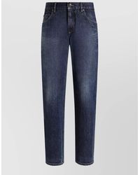 Dolce & Gabbana - Denim Straight-Leg Jeans - Lyst