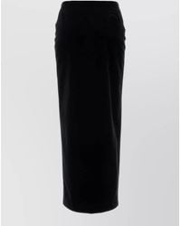 Blazé Milano - Velvet Pencil Skirt - Lyst