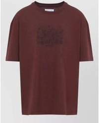 Maison Margiela - Margiela Cotton Logo Graphic Print T-Shirt - Lyst