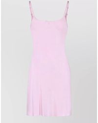 Courreges - Silk Mini Dress - Lyst