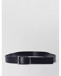 Emporio Armani - Leather Belt Adjustable Length Textured Grain - Lyst
