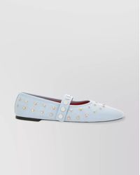 Stella McCartney - Studded Ballerina Shoes - Lyst